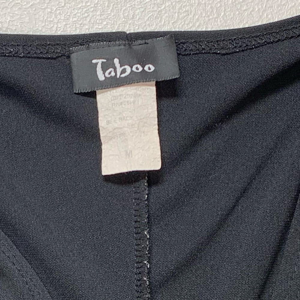 Taboo Black fun dress. Size M - Picture 3 of 6
